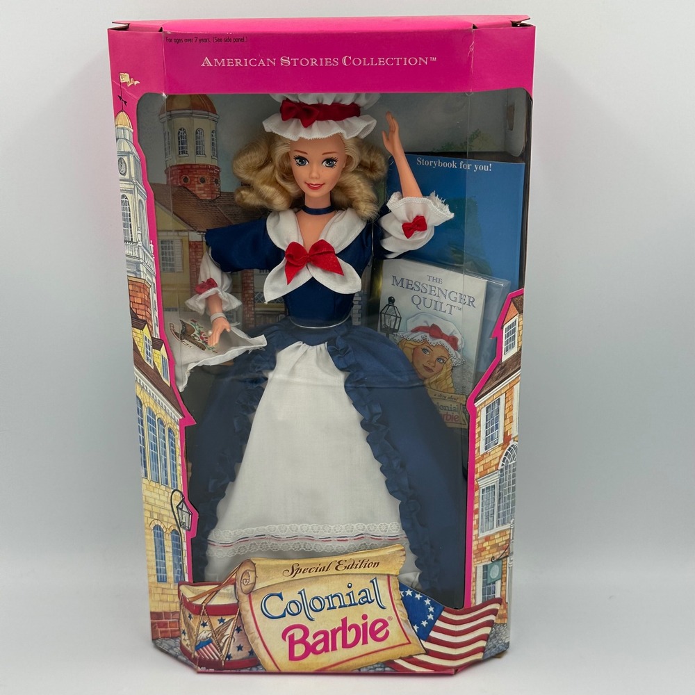 1994 Colonial Barbie American Stories Special Edition Mattel 12578 NRFB READ